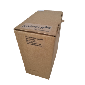 Bag in box med Vinterblandning äpplemust från Fristorps gård.